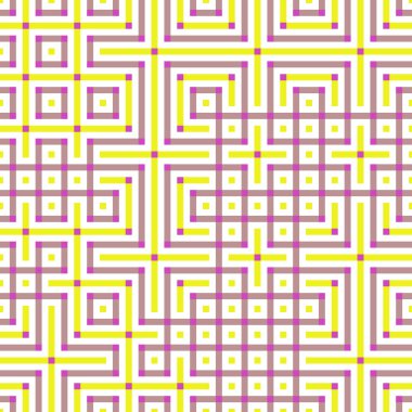 Soyut çizgiler Maze üretken sanat arkaplan çizimi