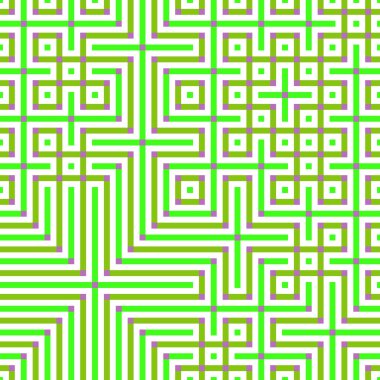 Soyut çizgiler Maze üretken sanat arkaplan çizimi