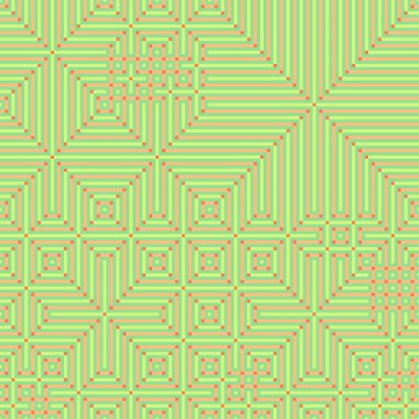 Soyut çizgiler Maze üretken sanat arkaplan çizimi