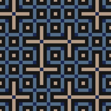 Soyut çizgiler Maze üretken sanat arkaplan çizimi