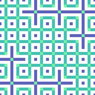 Soyut çizgiler Maze üretken sanat arkaplan çizimi