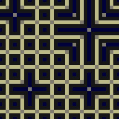 Soyut çizgiler Maze üretken sanat arkaplan çizimi