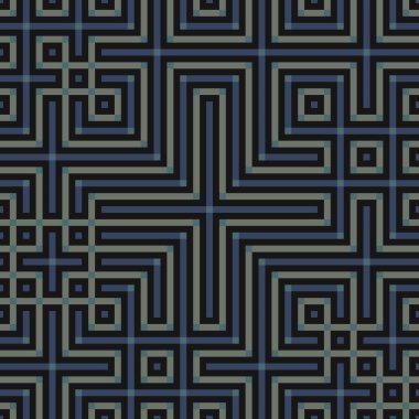 Abstract lines Maze generative art background art illustration