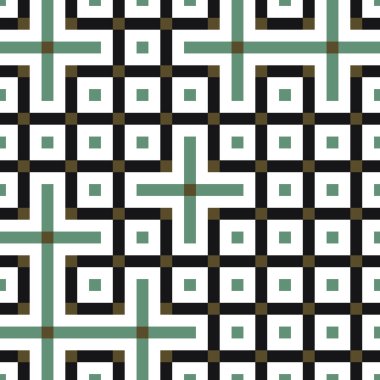 Soyut çizgiler Maze üretken sanat arkaplan çizimi