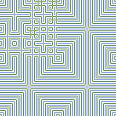 Soyut çizgiler Maze üretken sanat arkaplan çizimi