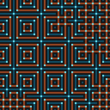 Soyut çizgiler Maze üretken sanat arkaplan çizimi