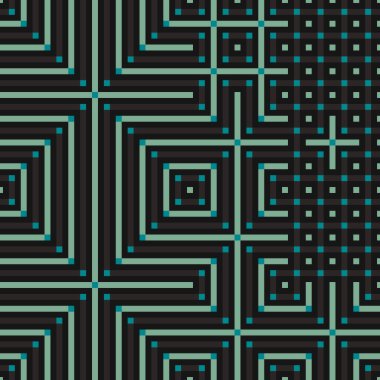 Soyut çizgiler Maze üretken sanat arkaplan çizimi