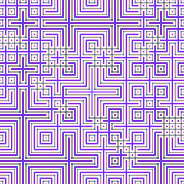 Soyut çizgiler Maze üretken sanat arkaplan çizimi