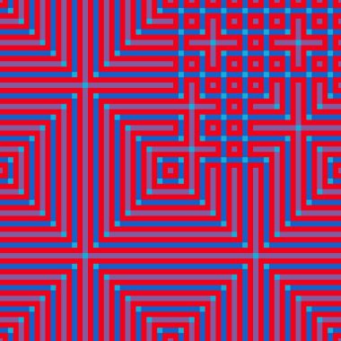 Soyut çizgiler Maze üretken sanat arkaplan çizimi