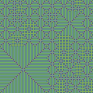 Soyut çizgiler Maze üretken sanat arkaplan çizimi