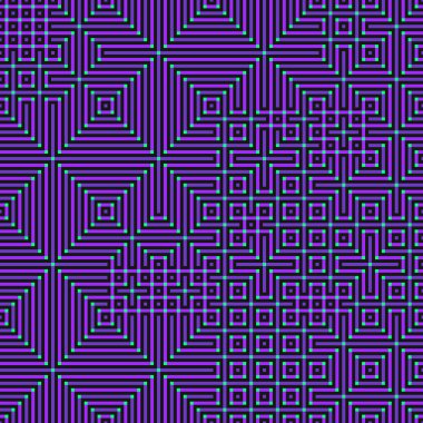 Soyut çizgiler Maze üretken sanat arkaplan çizimi