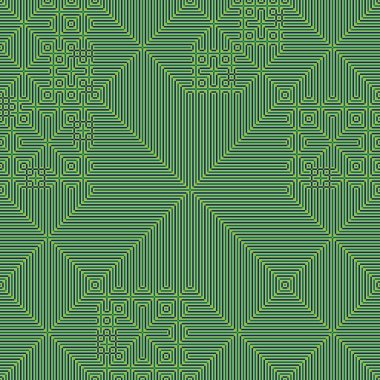 Abstract lines Maze generative art background art illustration