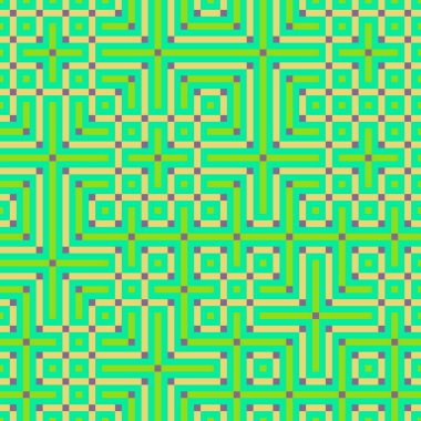 Soyut çizgiler Maze üretken sanat arkaplan çizimi