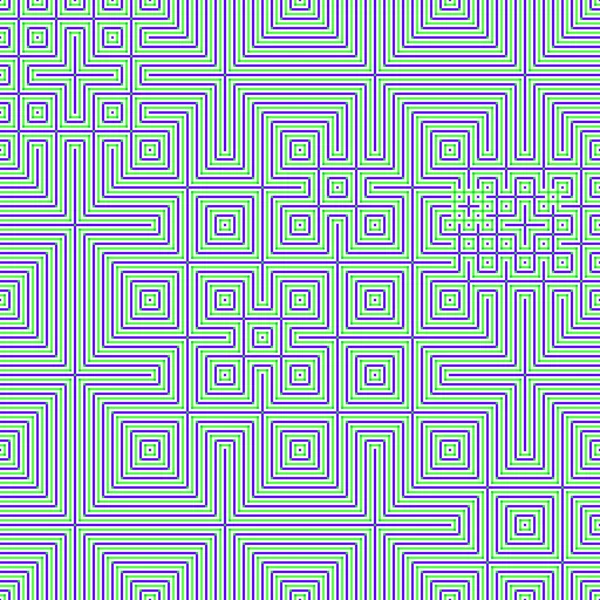 Abstract Lines Maze Generative Art Background Art Illustration — Wektor stockowy