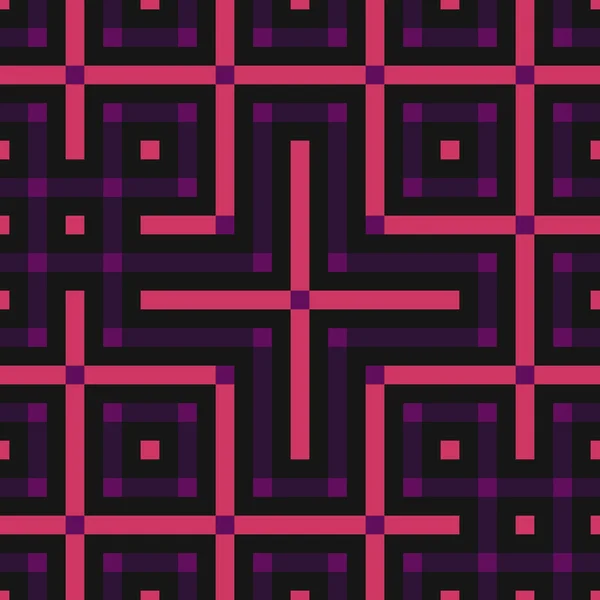 Abstract Lines Maze Generative Art Background Art Illustration — Stok Vektör