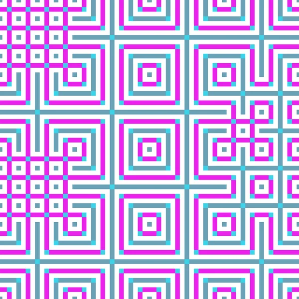 Abstract Lines Maze Generative Art Background Art Illustration — 图库矢量图片