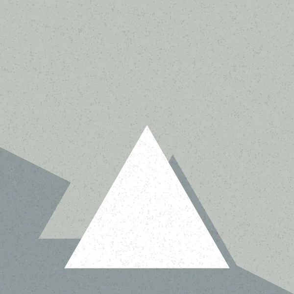 Dekorative Abstrakte Bunte Geometrische Figuren Scheibe Schatten Hintergrund Illustration — Stockvektor