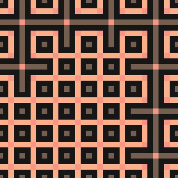Abstract Lines Maze Generative Art Background Art Illustration — Stockvector