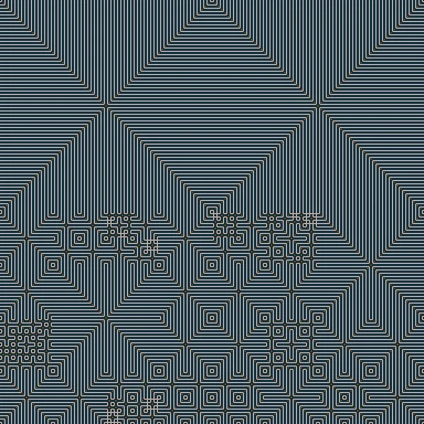 Abstract Lines Maze Generative Art Background Art Illustration — Vector de stoc