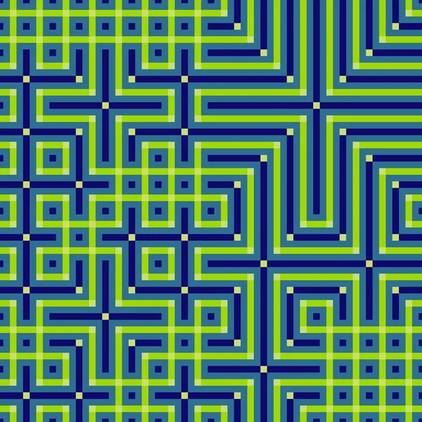 Abstract Lines Maze Generative Art Background Art Illustration — Archivo Imágenes Vectoriales