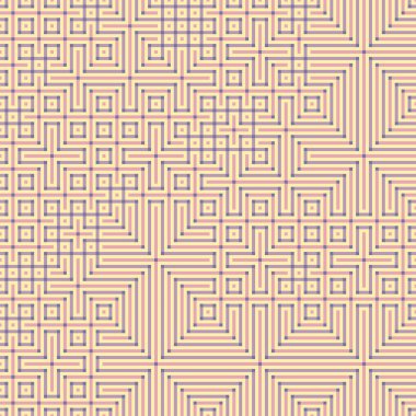 Soyut çizgiler Maze üretken sanat arkaplan çizimi