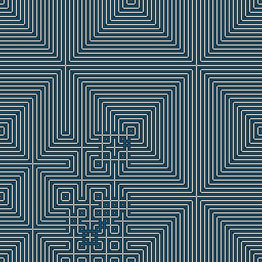 Abstract lines Maze generative art background art illustration