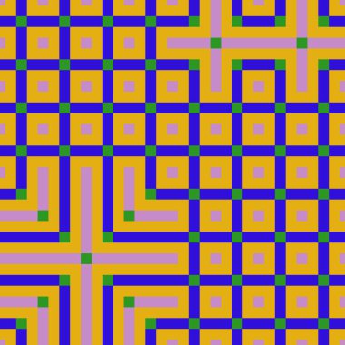 Soyut çizgiler Maze üretken sanat arkaplan çizimi