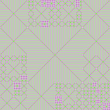 Soyut çizgiler Maze üretken sanat arkaplan çizimi