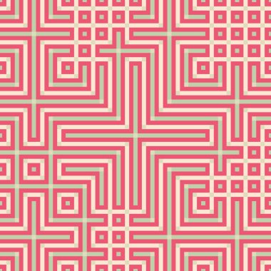 Soyut çizgiler Maze üretken sanat arkaplan çizimi