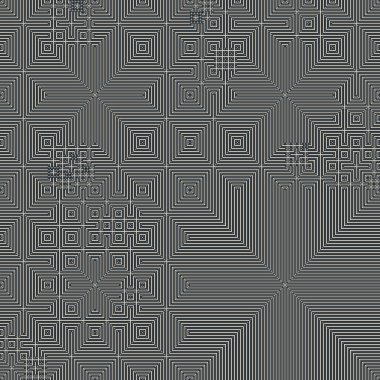 Soyut çizgiler Maze üretken sanat arkaplan çizimi