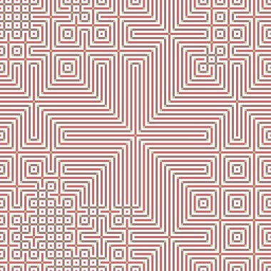 Abstract lines Maze generative art background art illustration