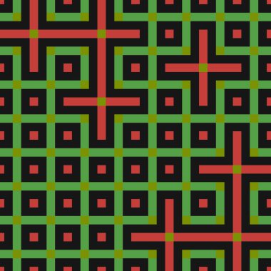 Soyut çizgiler Maze üretken sanat arkaplan çizimi