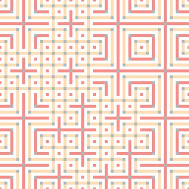 Soyut çizgiler Maze üretken sanat arkaplan çizimi