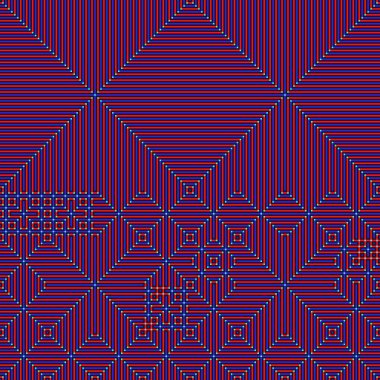 Soyut çizgiler Maze üretken sanat arkaplan çizimi