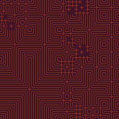 Abstract lines Maze generative art background art illustration