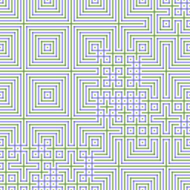 Soyut çizgiler Maze üretken sanat arkaplan çizimi