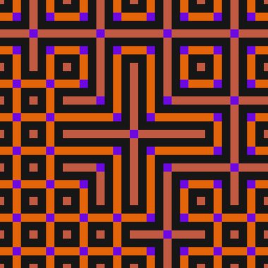 Soyut çizgiler Maze üretken sanat arkaplan çizimi