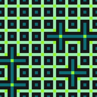 Soyut çizgiler Maze üretken sanat arkaplan çizimi