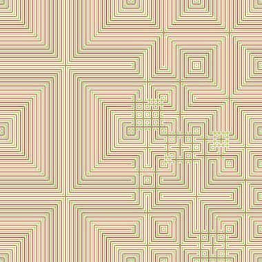 Soyut çizgiler Maze üretken sanat arkaplan çizimi