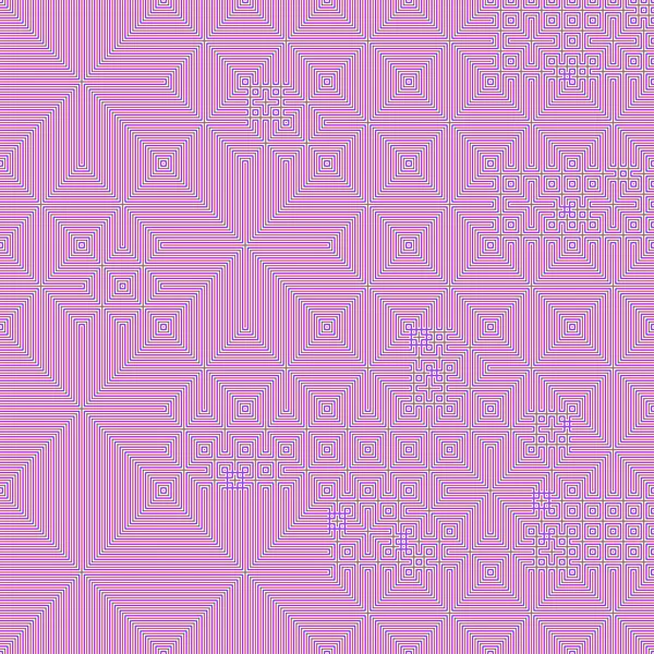 Abstract Lines Maze Generative Art Background Art Illustration - Stok Vektor