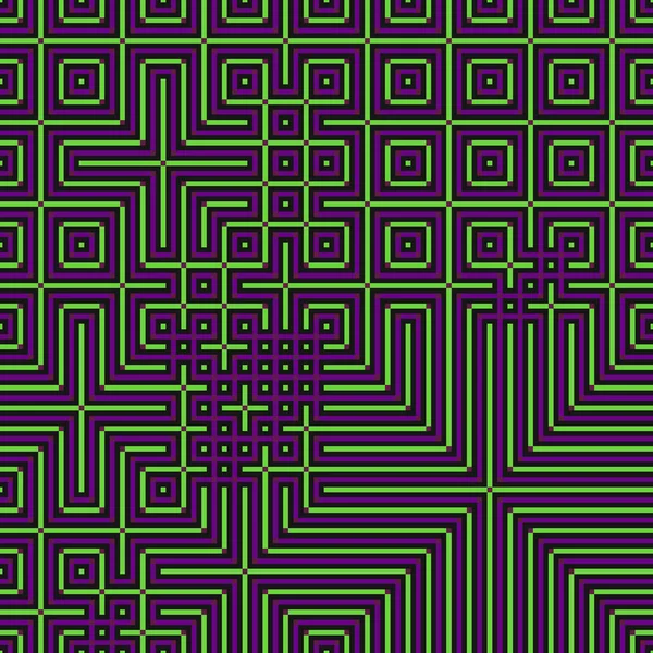 Abstract Lines Maze Generative Art Background Art Illustration — ストックベクタ