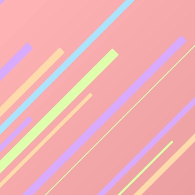 Rastgele Renk akış çizgileri resimlemesi