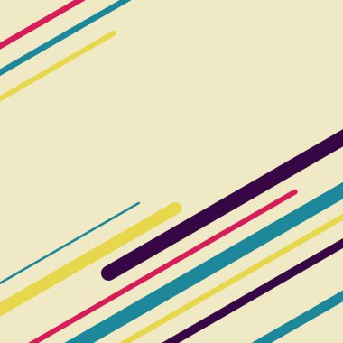 Rastgele Renk akış çizgileri resimlemesi