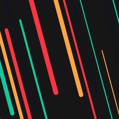 Rastgele Renk akış çizgileri resimlemesi