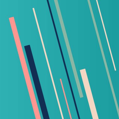 Rastgele Renk akış çizgileri resimlemesi