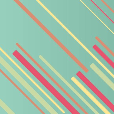 Rastgele Renk akış çizgileri resimlemesi