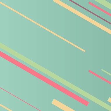 Rastgele Renk akış çizgileri resimlemesi