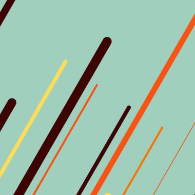 Rastgele Renk akış çizgileri resimlemesi