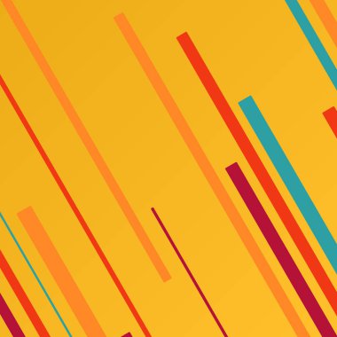 Rastgele Renk akış çizgileri resimlemesi