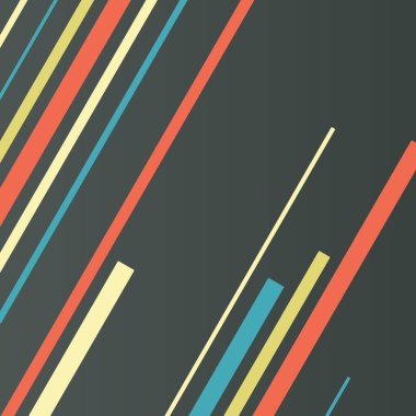 Rastgele Renk akış çizgileri resimlemesi